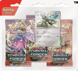 Pokemon TCG: Scarlet & Violet-Temporal Force Triple Pack and Foil Promo Card x11 - Image 2