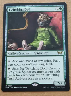 Twitching Doll DSK Duskmourn MTG 201 RARE - Image 1