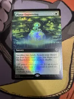 Planar Engineering (Extended Art Foil) Rare MTG Secrets of Strixhaven - Image 1
