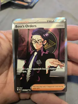 Boss’s Orders Corbeau 256/217 Full Art Ultra Rare Pokemon TCG NM PACK FRESH HTF - Image 1