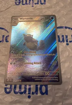 Pokemon TCG Wartortle 171/165 Illustration Rare Scarlet & Violet: 151 English - Image 1