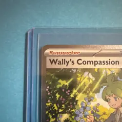 Pokemon Wally's Compassion 186/132 Special Illustration Rare Holo Trainer - Image 5