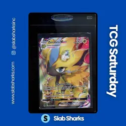 2023 POKEMON SWORD & SHIELD CROWN ZENITH #GG42/GG70 ZERAORA VM GALARIAN GALLERY - Image 1