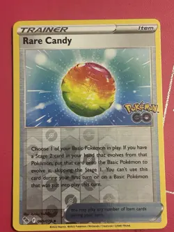 Pokemon TCG Rare Candy Pokemon Go Reverse Holo Near Mint - Image 1