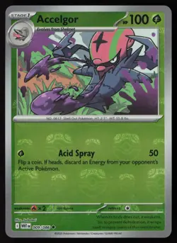 Accelgor 009/086 Master Ball White Flare Pokemon Near Mint - Image 1