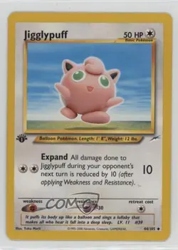Jigglypuff 1st Ed. Pokemon Neo Destiny #44 2002 - Image 1