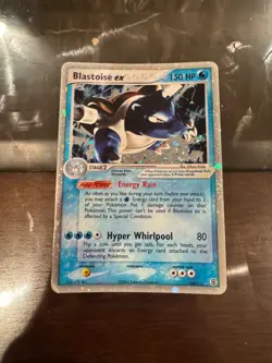 Blastoise EX 104/112 Pokemon Firered Leafgreen Holo Raw Lightly Played Rare - Image 1