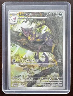 2025 Pokemon SV White Flare WHT EN Liepard Illustration Rare #137/086 - Image 1