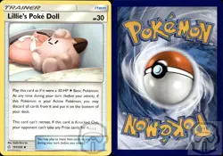 Lillie's Poke Doll 197/236 UC Cosmic Eclipse Pokemon NM/M - Image 2