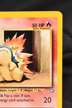 Cyndaquil 1st Edition 57/111 MP Neo Genesis Regular Common Pokemon TCG - Image 3