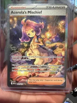 Pokemon Acerola's Mischief 183/132 Me01: Mega Evolution Full Art Holo - Image 3