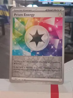 PRISM ENERGY 086/086 SV: BLACK BOLT REVERSE HOLO POKEMON TCG NMT+ - Image 1