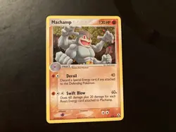 Pokemon Machamp LP VLP Holo Rare Legend Maker 9/92 - Image 1