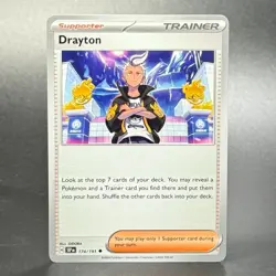 Pokemon Scarlet & Violet: Surging Sparks #174/191 Drayton - Image 1