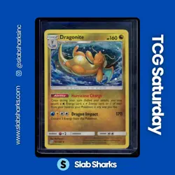 2019 POKEMON SM TEAM UP KANTO POWERS MINI TINS PROMO #151/236 DRAGONITE HOLO - Image 1