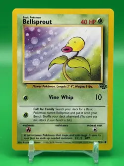 Bellsprout 49/64 Jungle Regular Free Shipping Pokemon NM G1 - Image 1