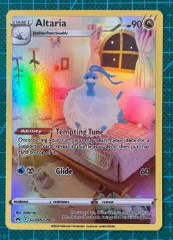 Pokemon TCG Altaria GG19/GG70 Ultra Rare Crown Zenith: Galarian Gallery English - Image 1