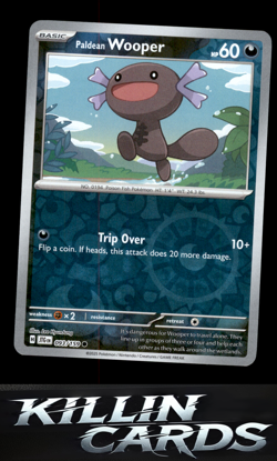 Reverse Holofoil Paldean Wooper 093/159 Pokemon Common SV09: Journey Together Ca - Image 1