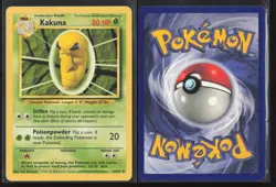 Kakuna 33/102 Uncommon Base Set Unlimited Pokemon Lightly Played - Image 3