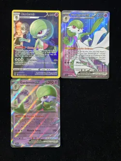 2023 Pokemon TCG S-ENG Gardevoir ex SVIen 228/198 Full Art Holo Lot*3 RB60 - Image 1