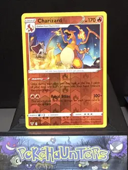 Pokemon Card Charizard 025/185 Vivid Voltage Reverse Holo Rare Near Mint - Image 1