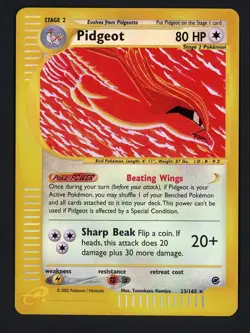 Pidgeot NM 23/165 - Reverse Holo Expedition Base Set - Pokemon 2002 - Image 1