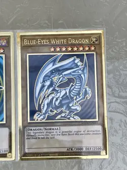 Blue-Eyes White Dragon + Dark Magician + Red-Eyes | MAGO Premium Gold | YuGiOh! - Image 4