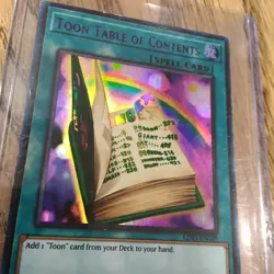 Yu-Gi-Oh! - Toon Table Of Contents - Rare - FREE SHIPPING - Image 3