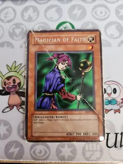 Yu-Gi-Oh! TCG Magician of Faith Metal Raiders MRD-036 Rare Vintage Yugioh - Image 1