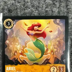 Disney Lorcana The First Chapter Ariel Spectacular Singer 2/204 Super Rare - Image 3