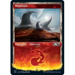 MOUNTAIN (SHOWCASE) (312) X4 Core Set 2021 M21 Magic MTG MINT CARD - Image 1