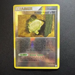Armor Fossil 116/123 – Mysterious Treasures Reverse Holo - HP - 2007 Pokemon TCG - Image 1