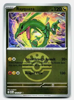 RAYQUAZA (FRIEND BALL) ME: ASCENDED HEROES 153/217 NM/M R POKEMON - Image 2