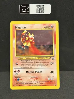 NM-MINT POKEMON Magmar Black Star Promo #44 Rare WOTC TCG LP - Image 1