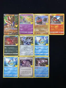 2021 Pokemon TCG English 018/025 012/025 Zamazenta V Xerneas Holo Lot*10 RB60 - Image 2