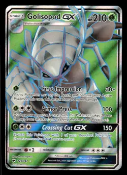 Pokemon TCG SM - Burning Shadows #129/147 Golisopod GX (Full Art) MP - Image 1