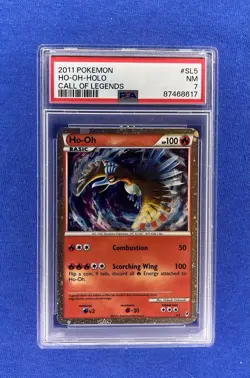 2011 Pokemon Call of Legends SHINY Ho-Oh Holo Foil Rare SL5 PSA 7 - Image 1