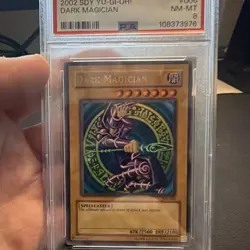 Yu-Gi-Oh! Dark Magician SDY-006 Ultra Rare Starter Deck Yugi PSA 8 Unlimited - Image 1