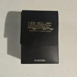 Yugioh 1996 Vintage Deck Box Official Konami Upper Deck Black - Image 1