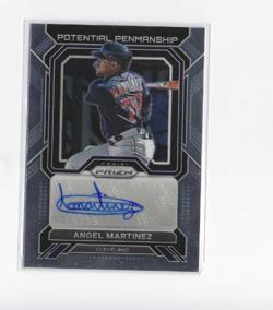 2023 Panini Prizm Potential Penmanship Angel Martinez Auto #PP-AM Guardians - Image 1