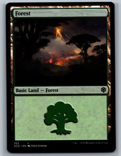 Magic MTG Starter Commander Decks 4x Forest #352 TCG CCG Playset - Image 1