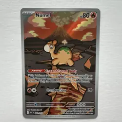 Pokemon Numel 223/217 ASC EN Basic 80 HP Fire Yoshimi Miyoshi Pokemon TCG Card - Image 1