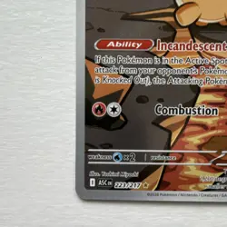 Pokemon Numel 223/217 ASC EN Basic 80 HP Fire Yoshimi Miyoshi Pokemon TCG Card - Image 4