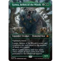 Lumra, Bellow Of The Woods (borderless) (342) M/NM Magic MTG Bloomburrow - Image 1