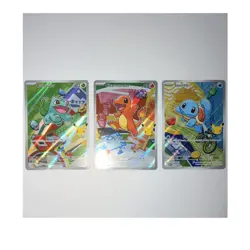 Pokemon First Partner Illustration Kanto Starters Promos Set x 3 Cards NM - Image 1