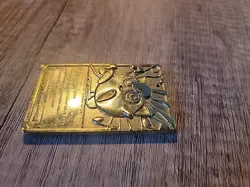 Vintage Pokemon 1999 JIGGLYPUFF Burger King Promo 23k Gold Plated Trading Card - Image 3