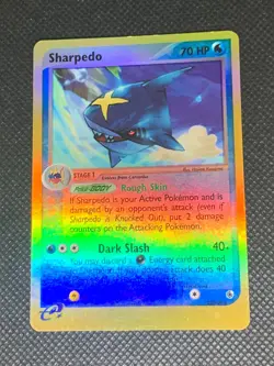 Sharpedo 22/109 Reverse Holo - ex Ruby and Sapphire Pokemon Card - LP - Image 1