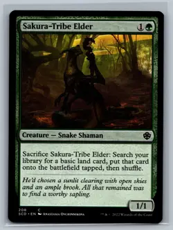 Magic MTG Starter Commander Decks Sakura-Tribe Elder #208 TCG CCG - Image 1