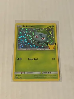 Pokemon TCG Bulbasaur Holo Card 1/25 McDonald's 25th Celebrations NM Condition - Image 1