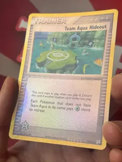 TEAM AQUA HIDEOUT 78/95 EX Team Magma vs Team Aqua REVERSE HOLO Pokemon card NM - Image 3